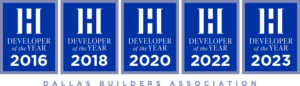 Developer of the Year award badges